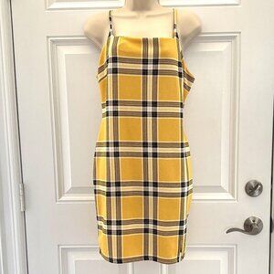 Yellow Plaid Dress by No Boundaries